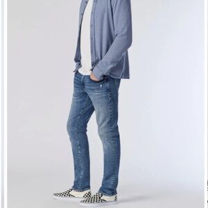 Mavi Pierre Men’s low rise, slim, straight leg button fly Jeans 32/34